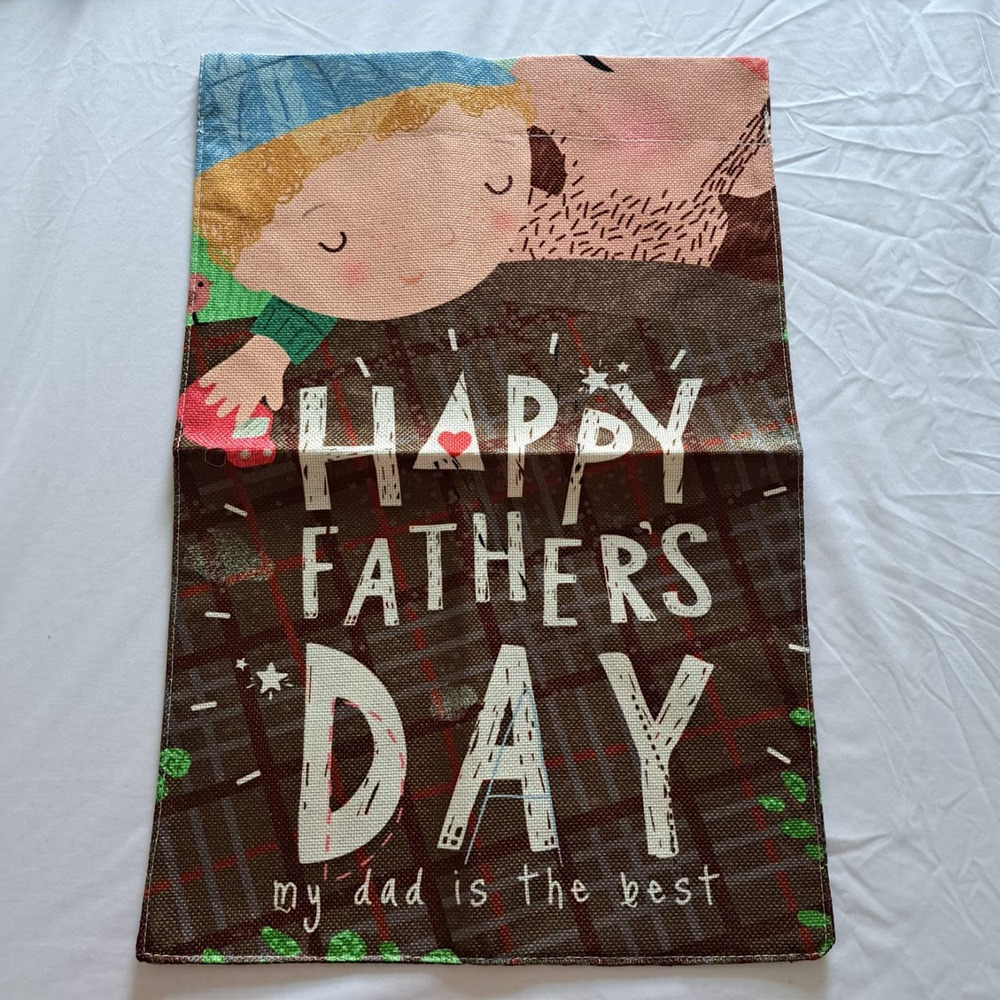 Shmbada Happy Fathers Day‎ House Flag 12.5x18.5 My Dad Is The Best